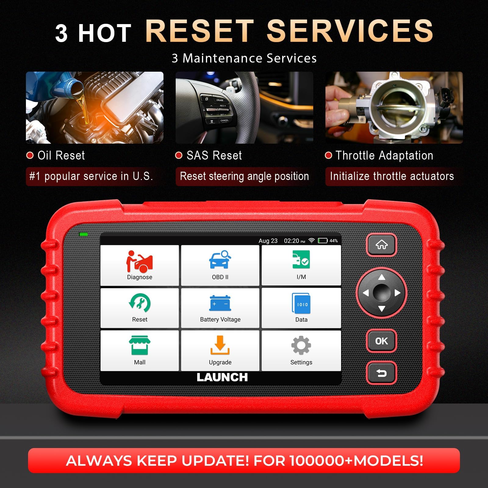 Amazon.co.jp: LAUNCH X431 CRP 123X Plus Elite OBD2 診断スキャナー